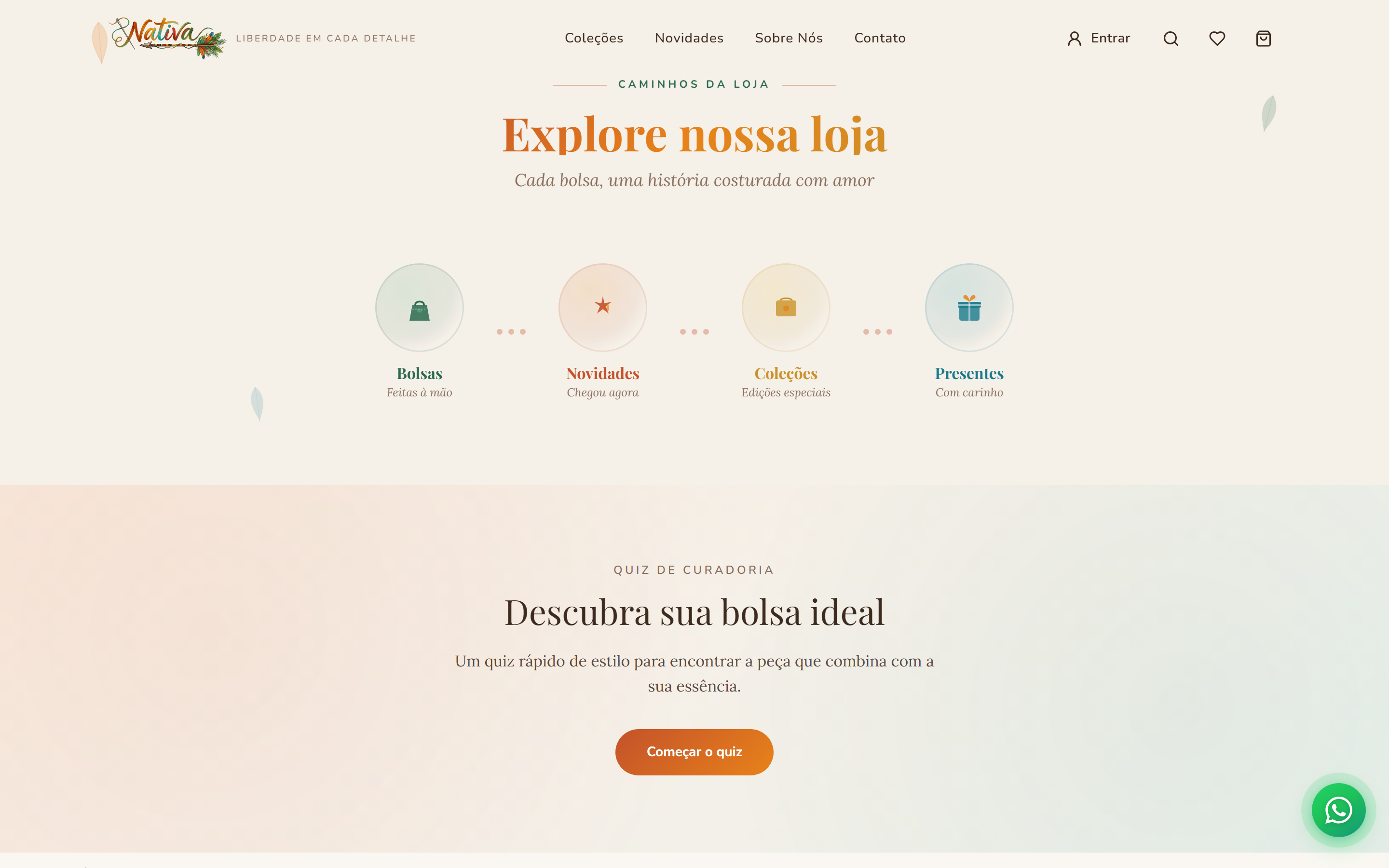 Nativa Store — Home